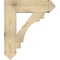 Ekena Millwork Merced Arts & Crafts Rough Sawn Bracket, Douglas Fir, 6"W x 26"D x 30"H BKT06X26X30MRC03RDF - alternate 2